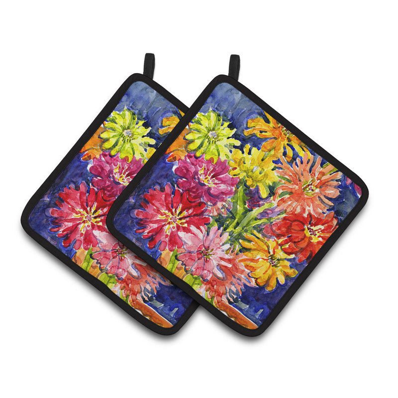 Cuisinier poignée marguerites à fleurs east urban home-gerber