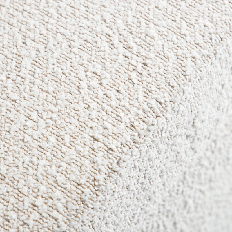 Chaise d'appoint à roulettes Wrentham Burney, Boucle blanc