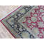 Tapis de zone en laine 8 pi 10 po x 9 pi 2 po one-of-kind à la main noué la bourgogne Bearfield