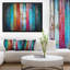 Motif rétro en bois - reproduction d'art-26662237-35121684