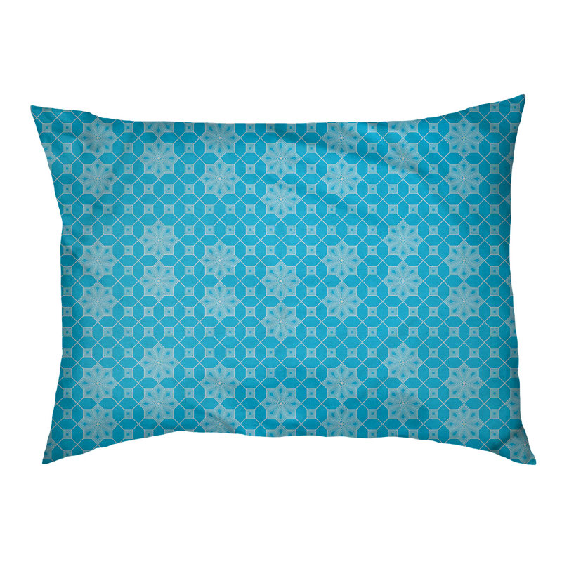 Coussin pour chien Byrge, Moyen (l 29,5 po x P 19,5 po x H 9,5 po), Bleu sarcelle