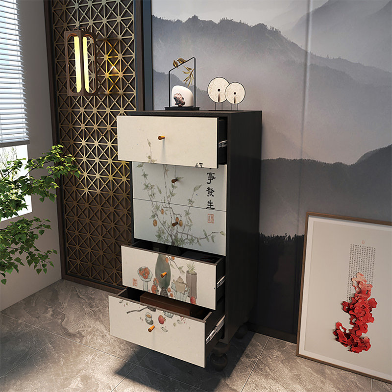 Living room universal drawer storage decor cabinet