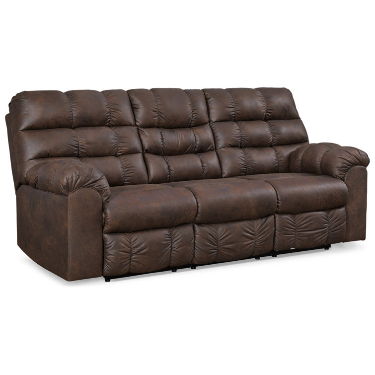 Gallegos Reclining Sofa With Drop Down Table