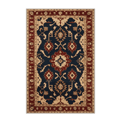Machine Washable Persian Brown Area Rug