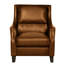 Savoy 36" W Genuine Leather Armchair-46790379-72461654