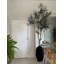 Olive artificielle dans un vase noir-1774961599