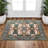 Fillender Large Oriental Floral Living Room Rug Washable Bedroom Rug Non-Slip Colorful Vintage Accent Floor Carpet For Home Decor-111176736