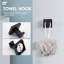 Ensemble d'accessoires de salle de bain en acier inoxydable chromé-93764489