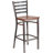 Loughran Ladder Back Metal Restaurant Barstools-21223156-94596160-94596161
