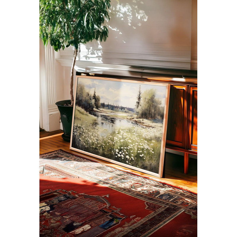 Peinture décorative encadrée
