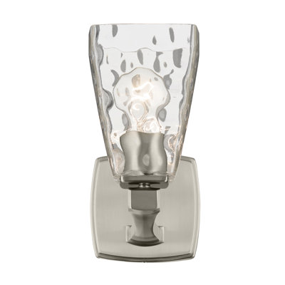 9.5" 1-Light Wall Sconce with Water Glass