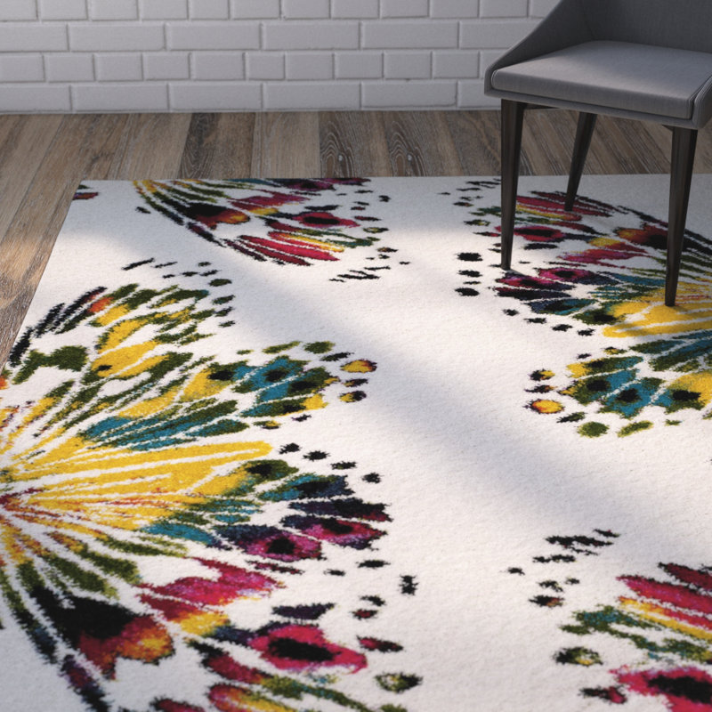 Helmuth Shag Performance Animal Print Rug, Rectangle 5'1" x 7'6"