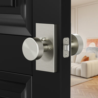 Boutons de porte d'intimité en métal Coolnews Modern Grace Series