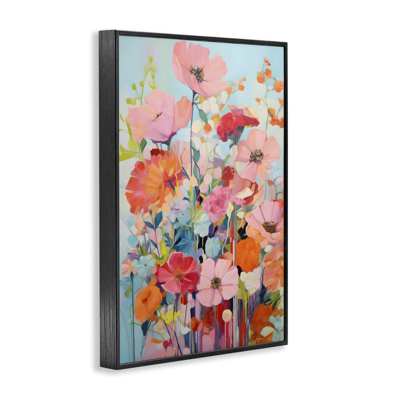 Art abstrait giclée par LSR Design Studio, H 18 po x l 12 po, Giclée encadrée noir minuit