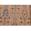 Tapis vert oriental en laine noué à la main 9 pi 2 po x 11 pi 11 po