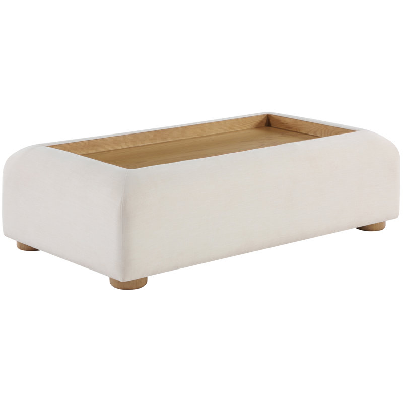 Hortensio Solid Wood Single Coffee Table, Natural
