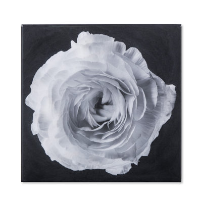 Black And White Flower Epoxy B Print