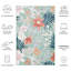 Shutesbury Floral Green/Rust/Navy Indoor / Outdoor Area Rug-838823621