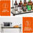 Bar Carts, Home Bar & Serving Carts,2 Tier Iron Microwave...