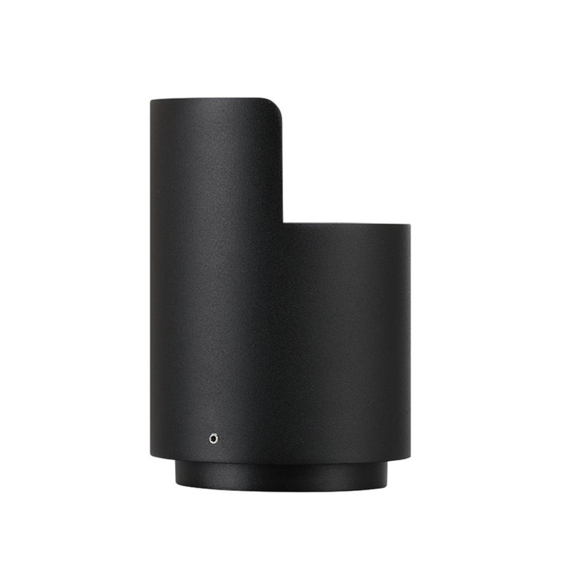 ARMOUR Matte Black Metal Bollard Light