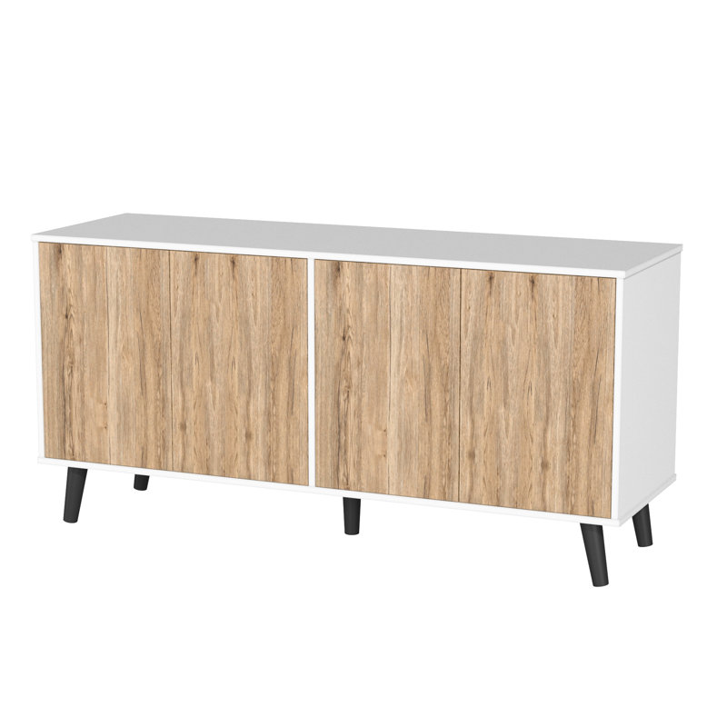 Buffet Tremolo 55 "nouveau et amélioré, Blanc / Naturel