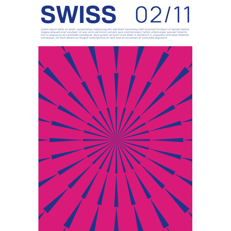 Swiss II - Wrapped Canvas Print, 46cm H x 30cm W x 3.8cm D