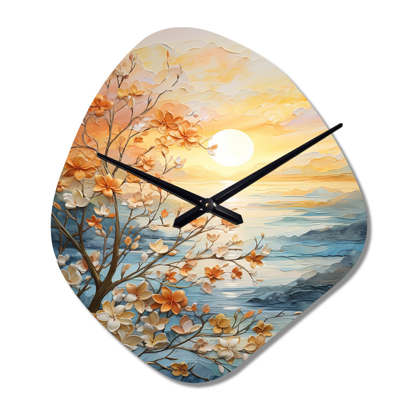 Horloge Bold Sunrise Eernal Renewal I - horloge asymétrique jaune, Grand