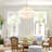 Aasim 30" 7-Light Dimmable Tiered Drum Chandelier-481498318