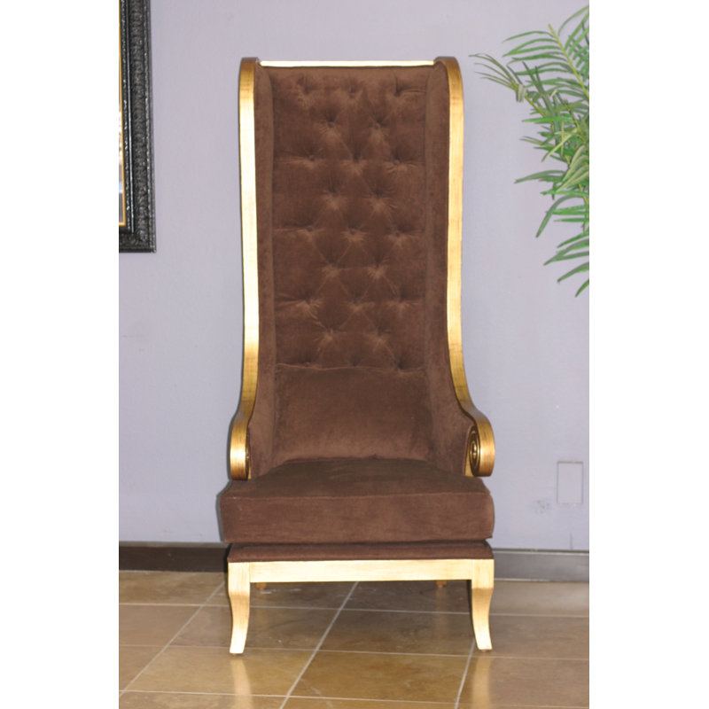 Chaise longue en chenille capitonnée Deeana