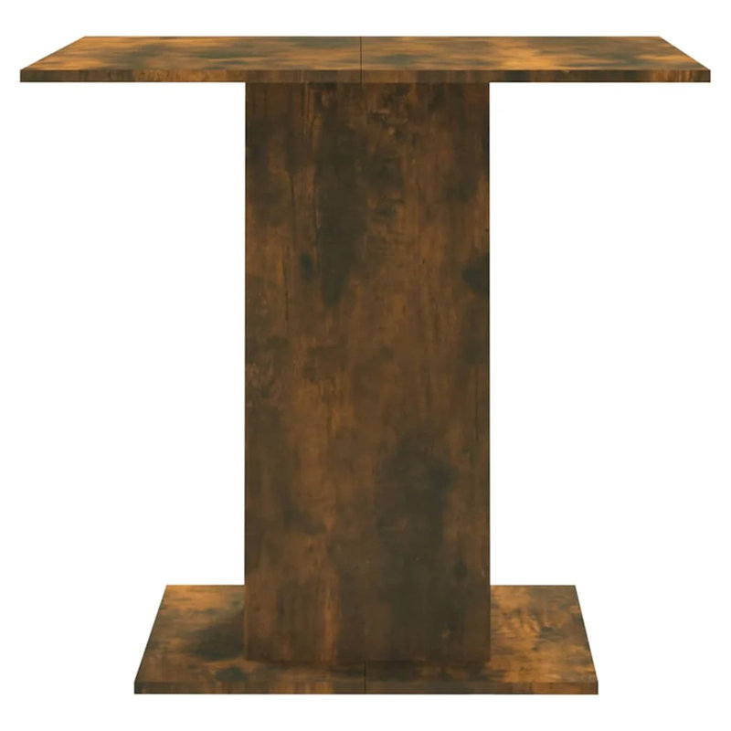 Siebeld Dining Table, Brown, white and pink