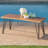Industrial Rustic Coffee Table With Wood And Iron Frame, 18" X 43" 18", Style Design Outdoor