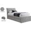 Lit gigogne simple en tissu Myles Pittenger Chenille-97582917