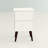Liberty 18" W Mid-Century Modern 2-Drawer Nightstand in White-476193799