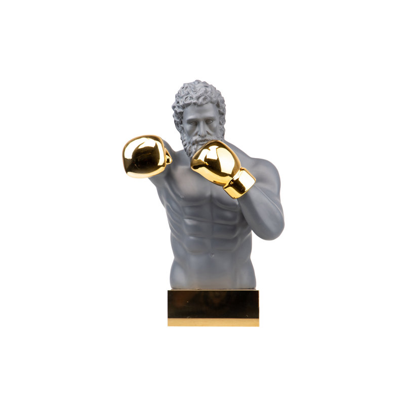 Animals Bust, Gray/Gold