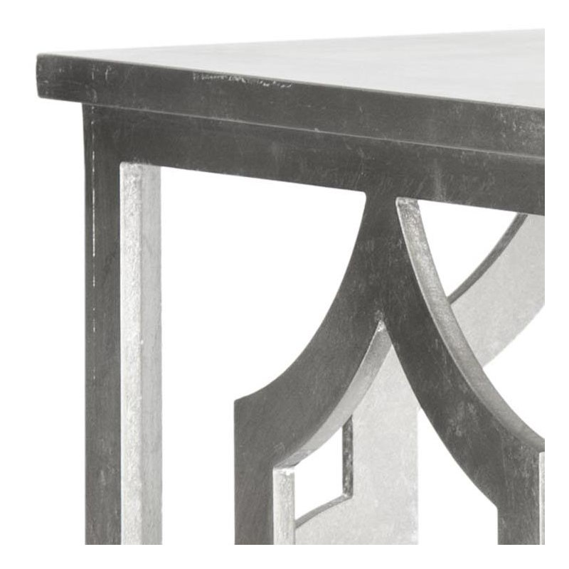 Temara Side Table, Silver