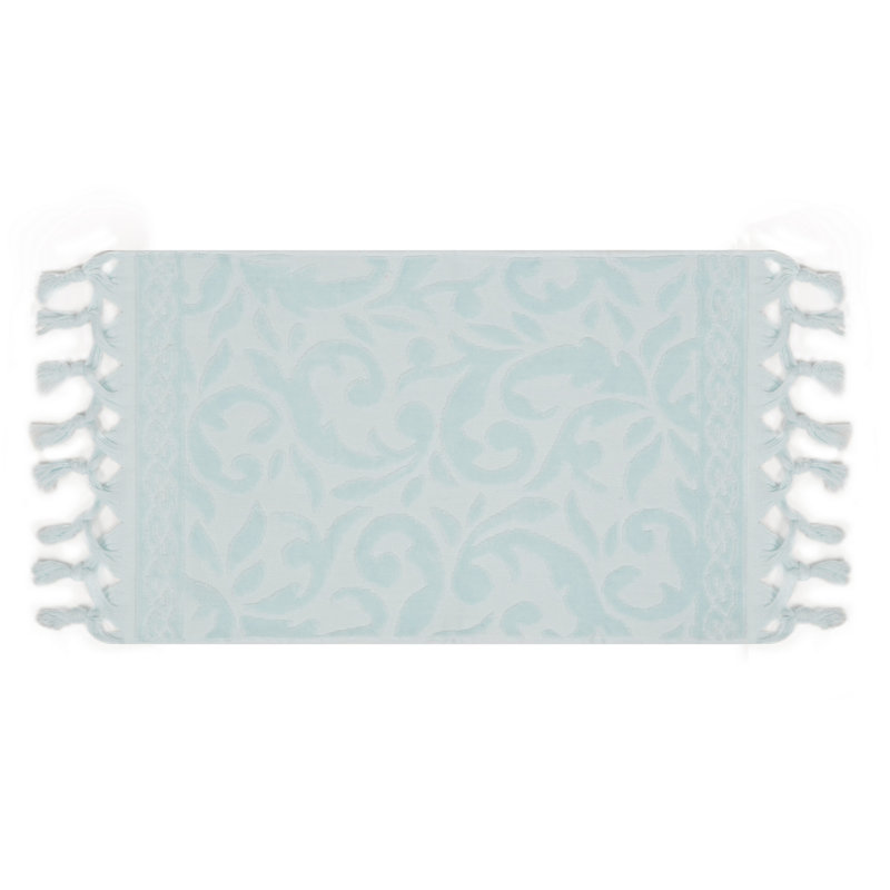 Serviette d'invité 100% coton Fasano, Bleu