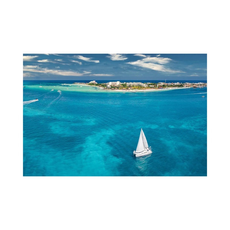 Sailing In The Sea by Jonathan Ross Photography - Wrapped Canvas Print, 101.6 cm H x 66.04 cm W x 1.91 cm D