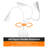 Flexible Gooseneck LED Wall Mounted Bedside Reading Lamp With Touch Control, 5 Dimmable Lights, USB Output, Night Light And Timer, 2-Piece, White