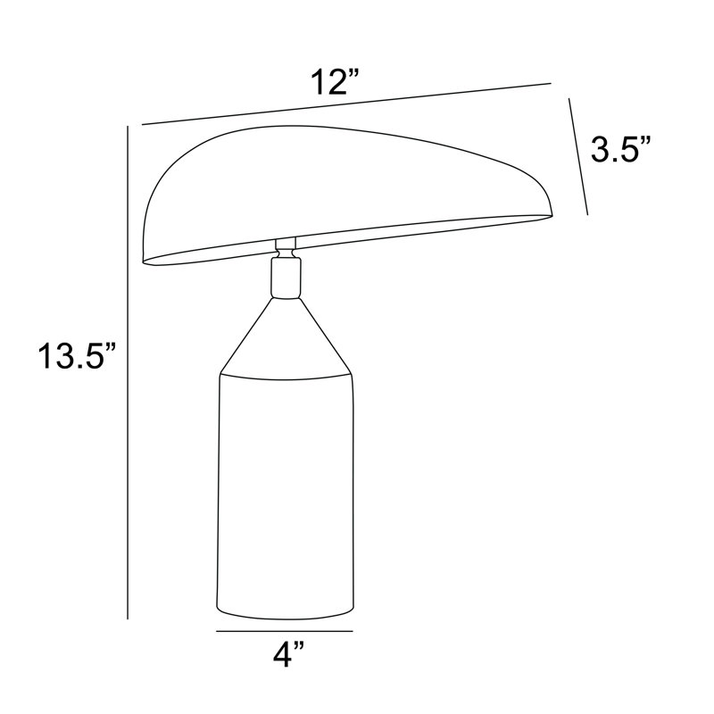 Lubbers Metal Desk Lamp