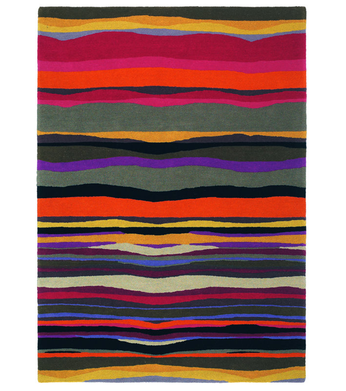 Estella Abstract Wool Hand Woven Area Rug, Rectangle 200 x 280cm