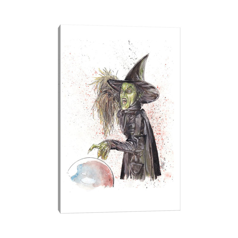 Wicked Witch by Adam Michaels - Wrapped Canvas Gallery-Wrapped Canvas Giclée, 20.32 cm H x 30.48 cm W