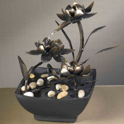 Hand Crafted Weather Resistant Table Top Fountain