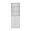 Bibliothèque à double porte, bureau, blanc-35300423