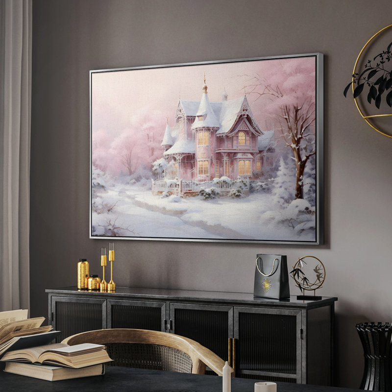 «Vintage Landscape -CXCV» sur toile, H 17 po x l 25 po