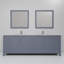 Ensemble de meuble-lavabo double, ensemble de robinet et miroirs 34 po l 84 po x P 22 po Jacques-113025138-66637750