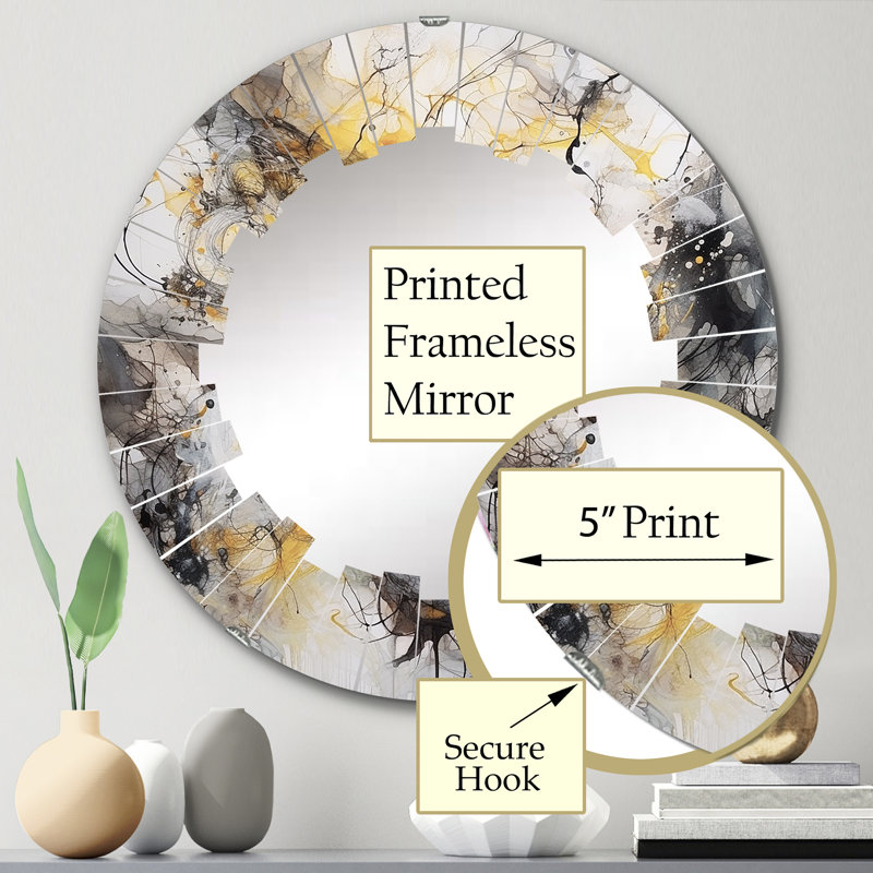 Miroir mural Bodrum, 24 po x 24 po