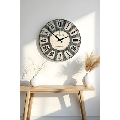 Elegant Decorative MDF Clock, 19.7 x 19.7 inches | 100% MDF, Thickness: 0.2 inches | Perfect for Home or Office Decor, Stylish Design, Adds a Modern Touch to Any Room