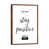 Classic Brown Wood Framed