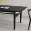 Bureau noir minimaliste et durable en bois de frêne-1084308406