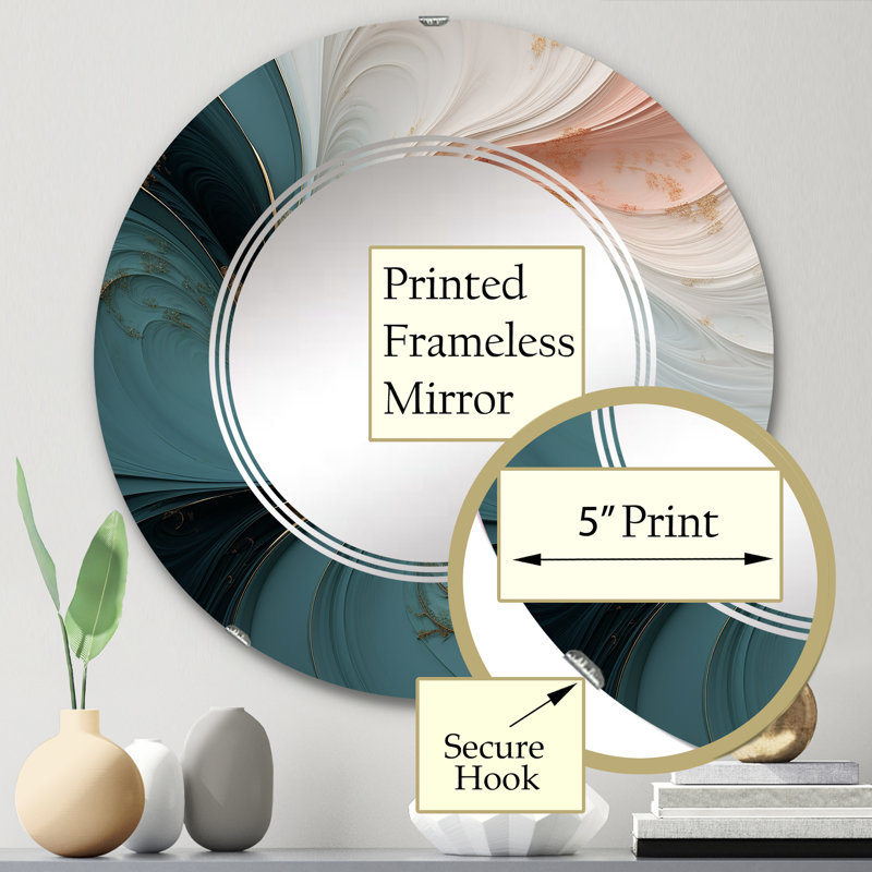 Miroir mural Carmagrim, 24 po x 24 po